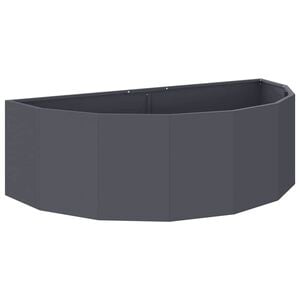vidaXL Planter Anthracite 120 x 60 x 35 cm Steel