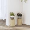 vidaXL Plant Stand 2 pcs Sonoma Oak 10 x 10 x 18 cm Engineered Wood