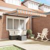 vidaXL Retractable Awning Multicolour 350 x 250 cm Polyester and Steel