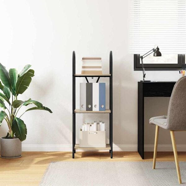 vidaXL Bookshelf Sonoma Oak 40 x 30 x 109 cm Engineered wood