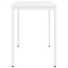 vidaXL Bar Table White 140 x 80 x 105 cm Solid Pine Wood