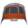 vidaXL Family Tent with Roof Grey and Orange 576 x 325 x 213 cm