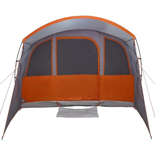vidaXL Family Tent with Roof Grey and Orange 576 x 325 x 213 cm
