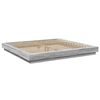 vidaXL Bed Frame without Mattress Grey Sonoma 200x200 cm