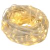 vidaXL Rope Lights 300 LEDs Warm White 30 m