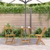 vidaXL Folding Garden Table 70 cm Solid Acacia Wood