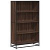 vidaXL Bookcase Brown Oak 80.5x35x139 cm Engineered Wood