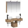 vidaXL Bathroom Cabinet Set 4 pcs Artisan Oak Engineered Wood
