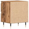 vidaXL Bedside Cabinet Old Wood 40 x 35 x 50 cm Engineered Wood