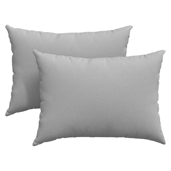 vidaXL Sofa Pillows 2 pcs Grey 70 x 50 cm Fabric
