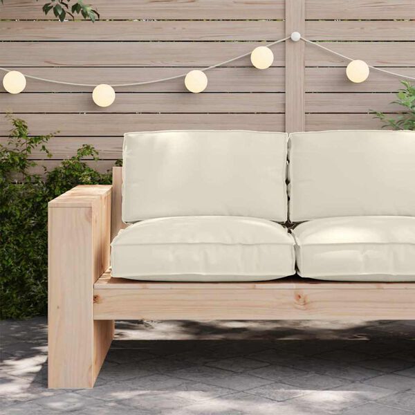 vidaXL Pallet Cushion for suitable for Seat Cream 80 x 80 x 12 cm