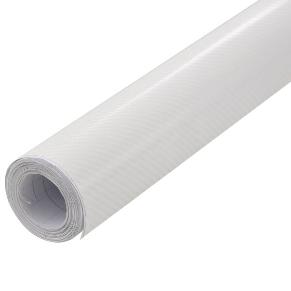 vidaXL Car Films 2 pcs 4D White 100x150 cm+50x150 cm