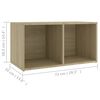 vidaXL 8 Piece TV Cabinet Set Sonoma Oak Engineered Wood