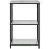 vidaXL Kitchen Storage with Shelf Silver 60 x 50 x 92 cm Steel