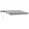 vidaXL Manual Awning Frame with LEDs 2.5 x 2 m