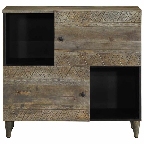 vidaXL Sideboard 80x33x75 cm Solid Wood Mango