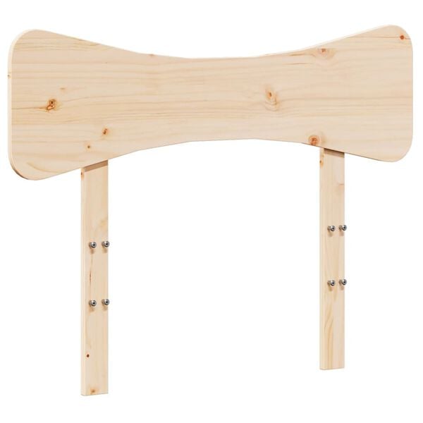 vidaXL Headboard 75 cm Solid Wood Pine
