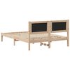 vidaXL Bed Frame Light Grey 140 x 200 cm Solid Pine Wood