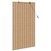 vidaXL Roller Blind with Curtains Manual Nature 80 x 220 cm Bamboo