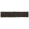 vidaXL Table Top Dark Brown 200x40x(2-6) cm Treated Solid Wood Live Edge