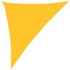 vidaXL Sunshade Sail 160 g/m&sup2; Yellow 3x4x5 m HDPE