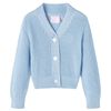 Kids' Cardigan Knitted Blue 116