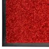vidaXL Doormat Washable Red 40x60 cm