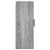vidaXL Wall Mounted Cabinet Grey Sonoma 69.5x34x90 cm