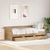 vidaXL Daybed with Headboard Artisan Oak 90 x 200 cm Engineered Wood