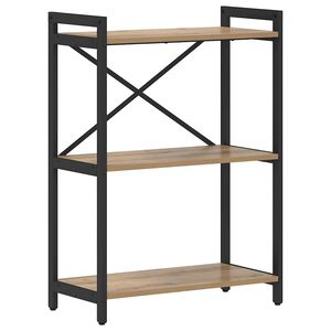 vidaXL Bookshelf 60 x 30 x 85 cm Engineered Wood Artisan Oak