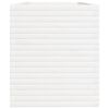 vidaXL Garden Planter White 110x60x68.5 cm Solid Wood Pine