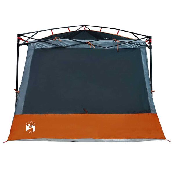 vidaXL Inner Tent with Roof Grey and Orange 291 x 291 x 240 cm Taffeta