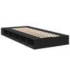 vidaXL Bed Frame without Mattress Black 90x200 cm