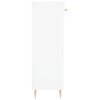 vidaXL Shoe Cabinet High Gloss White 30x35x105 cm Engineered Wood