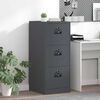 vidaXL File Cabinet Anthracite 44 x 50 x 106.5 cm Cold-Rolled Steel