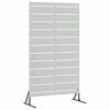 vidaXL Privacy Screen 100 x 50 x 180 cm Galvanised Steel Silver