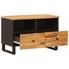 vidaXL TV Cabinet Brown 70 x 33.5 x 46 cm Solid Mango Wood