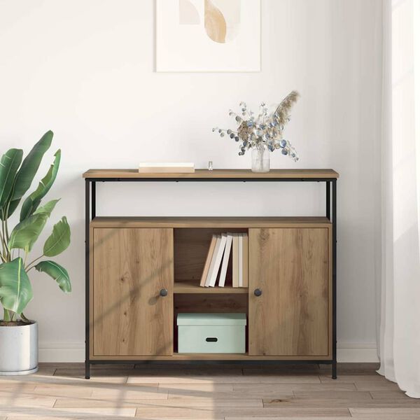 vidaXL Sideboard Artisan Oak 100 x 35 x 80 cm Engineered Wood