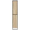 vidaXL Tall Cabinets 2 pcs Sonoma 60 x 36 x 200 cm Engineered Wood