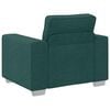 vidaXL Sofa Dark Green 100 x 77 x 82 cm Fabric