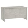 vidaXL Coffee Table Concrete Grey 102x55.5x52.5 cm Engineered Wood
