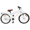 vidaXL Kids Bike 20'' for 6-11 Years Old White
