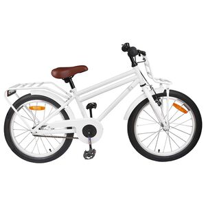 vidaXL Kids Bike 20'' for 6-11 Years Old White