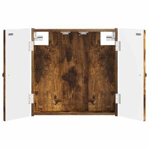 vidaXL Dartboard Cabinet BREDA Smoked Oak 52.5 x 10.5 x 53.5 cm