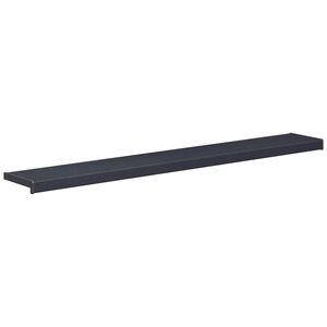 vidaXL Window Sill Anthracite with wood grain 140 x 20 x 4.5 cm PVC