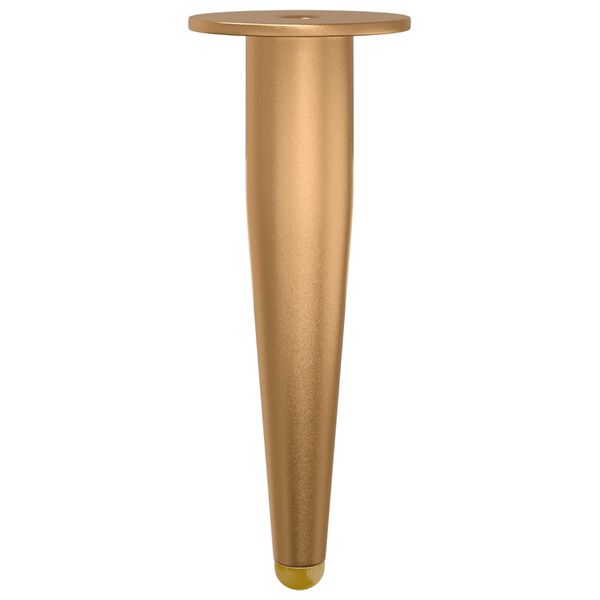 vidaXL Standing Feet 2 pcs Gold 98 x 40 mm Iron
