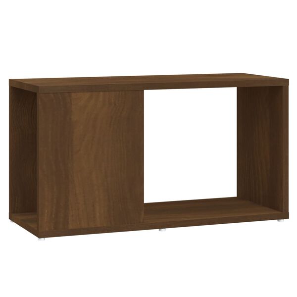 vidaXL TV Cabinet Brown Oak 60x24x32cm Engineered Wood