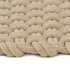 vidaXL Rug Rectangular Natural 160x230 cm Cotton