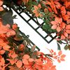  vidaXL Artificial Maple Leaf Fence 24 pcs Light Red 40x60 cm