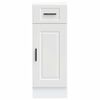 vidaXL Kitchen Base Cabinet Porto White Engineered Wood